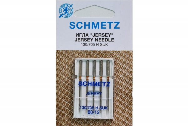 Иглы Schmetz джерси 130/705 H SUK №80, 5 шт в Мурманске