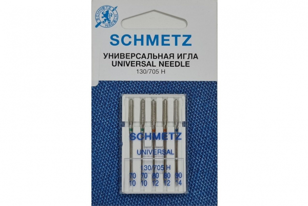 Иглы Schmetz универсальные (70x2, 80x2, 90x1), 5 шт в Мурманске