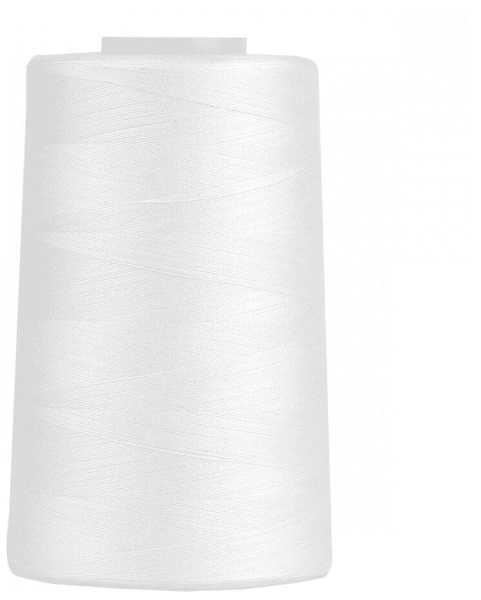 Нитки Sewing Thread 40/2 5000 ярд. цвет - белый 100% п/э в Мурманске