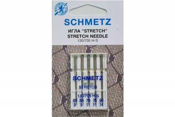 Иглы Schmetz стрейч combi (65x2, 75x2, 90x1), 5 шт в Мурманске
